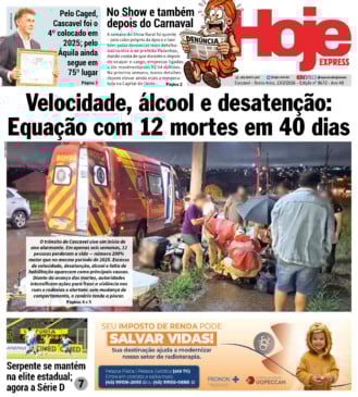 Hoje Express | Edição 14/02/2025