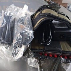 PRF apreende grande quantidade de medicamentos estrangeiros e bloqueador de sinal na BR-277