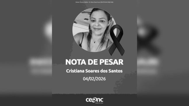 CEONC lamenta a morte de Cristiana Soares dos Santos, vítima de acidente de trânsito