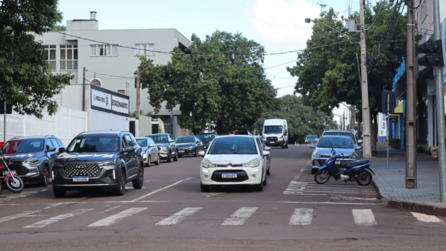 O sentido duplo de circulação na Rua Dom Pedro II e Rua Engenheiro Rebouças será restabelecido em Cascavel na próxima quarta-feira - Foto: Secom