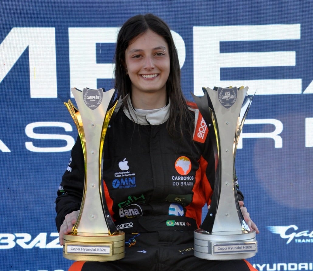 Mika Peixoto conquista primeiro título nacional ao ser campeã da Copa HB20 - QTU Questões do Universo