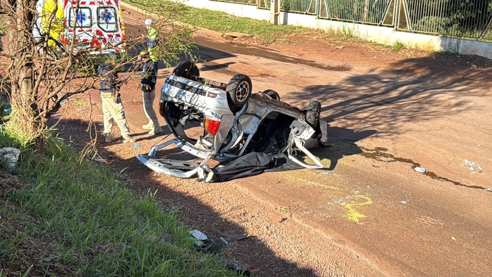 Mulher morre e homem fica gravemente ferido em acidente na BR-369 em Cascavel