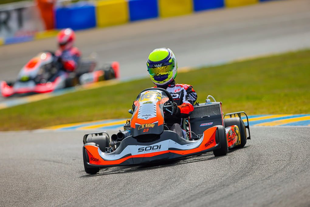 Enzo Faita disputa o Mundial de Kart