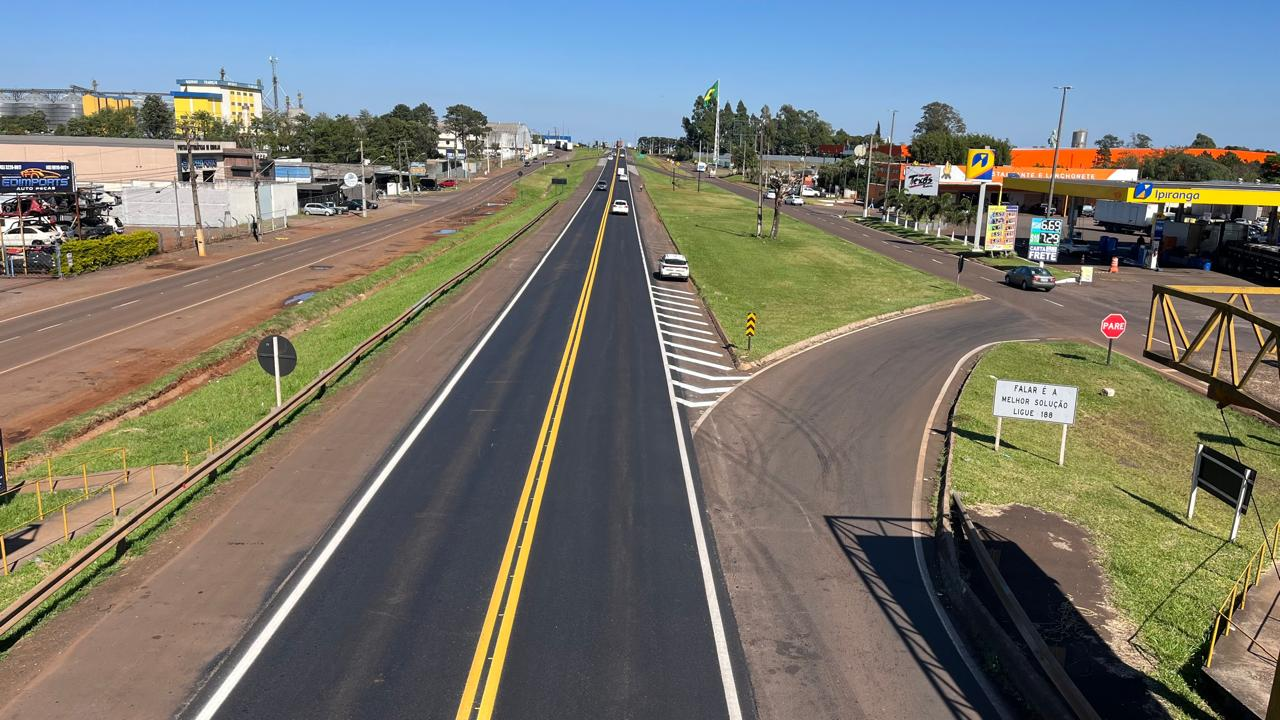BR-277 terá Pare e Siga em trechos de Cascavel e Céu Azul neste domingo