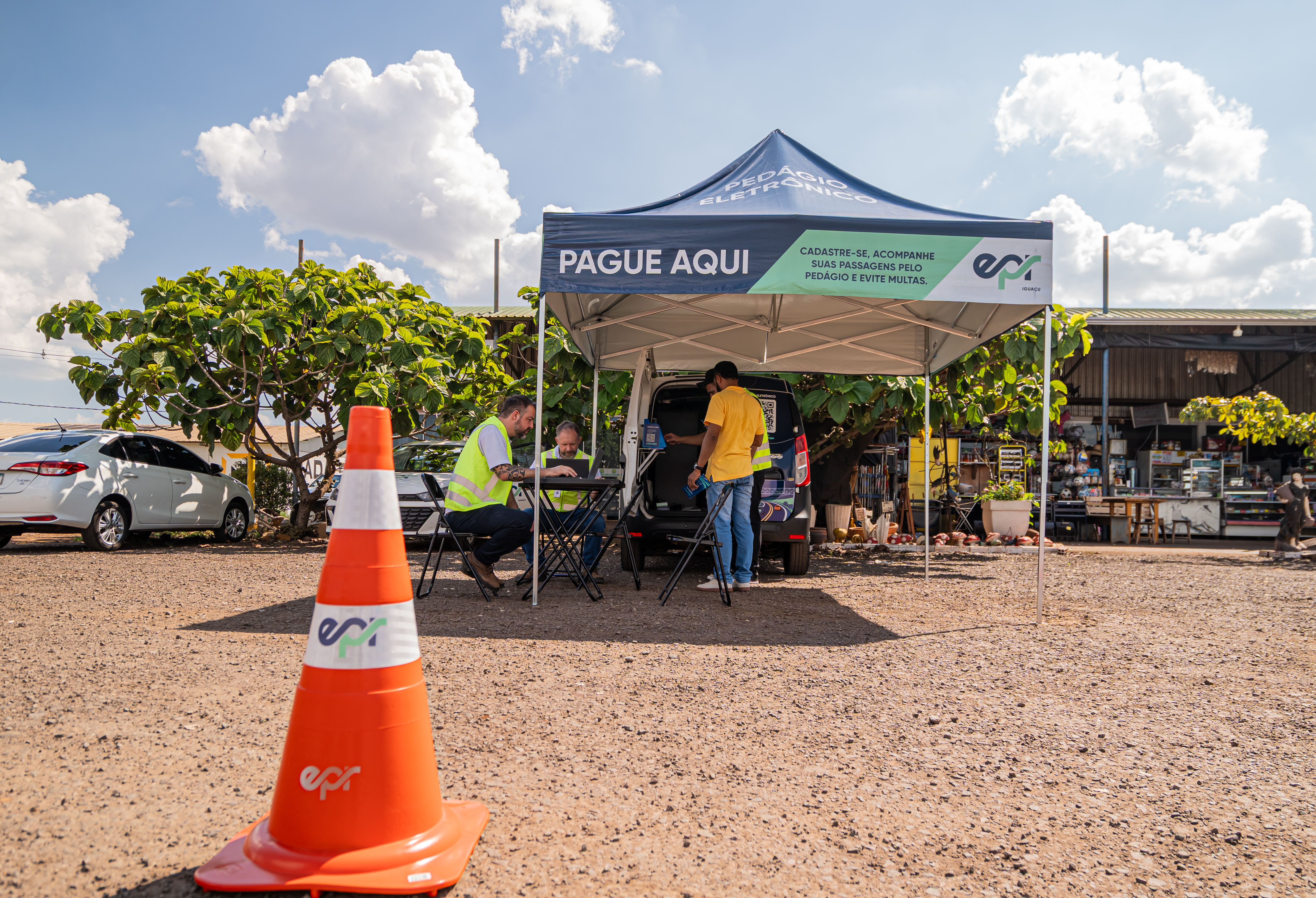 Unidades itinerantes do pedágio eletrônico passam por oito cidades do Oeste e Sudoeste