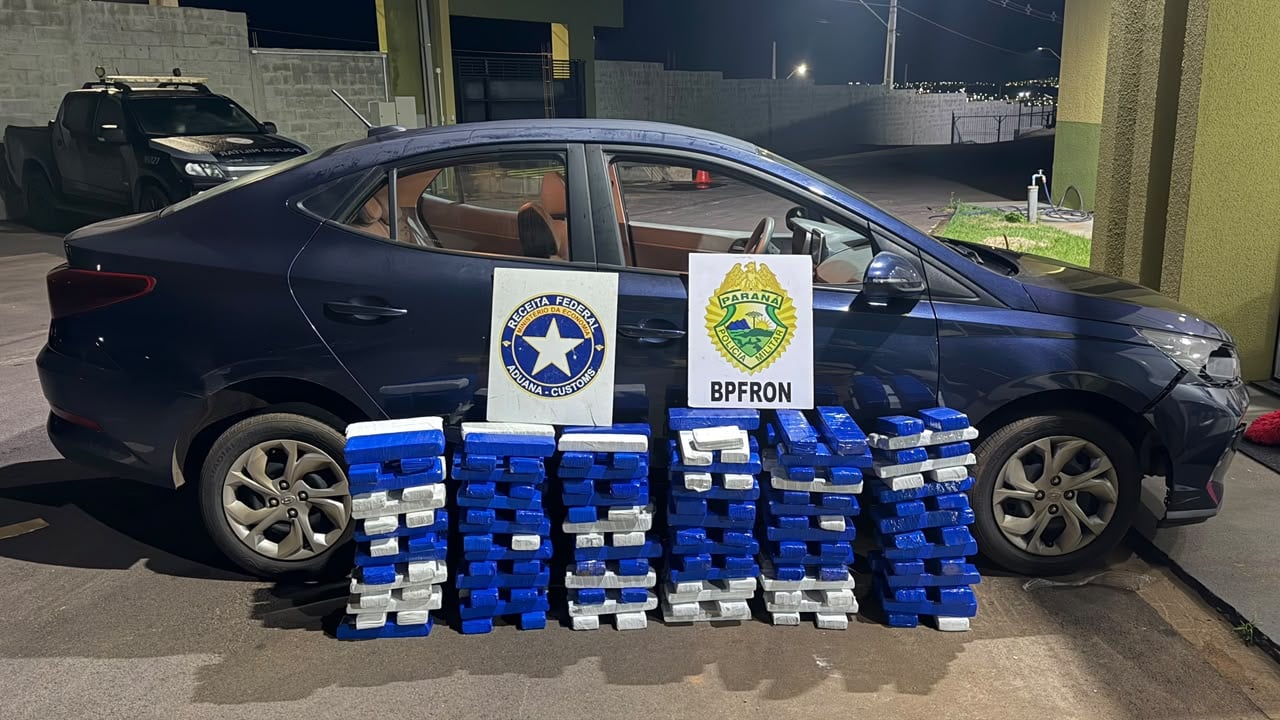 Dois homens são presos com 138 kg de maconha em Icaraíma