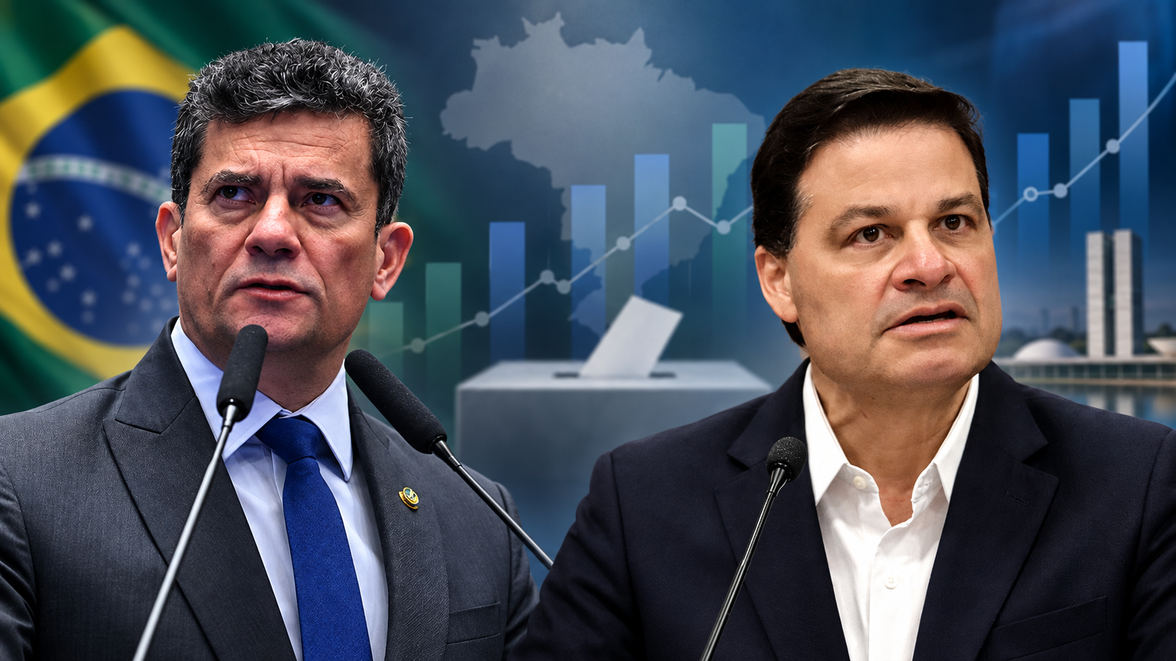 Moro lidera com 35% e Sandro Alex chega a 27% na disputa pelo governo do Paraná