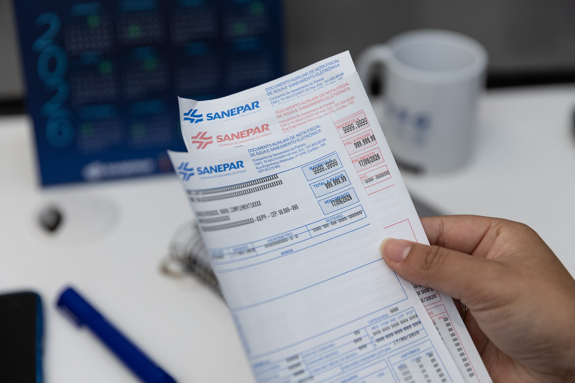 Sanepar reduz tarifa mínima em 25% e muda conta de água