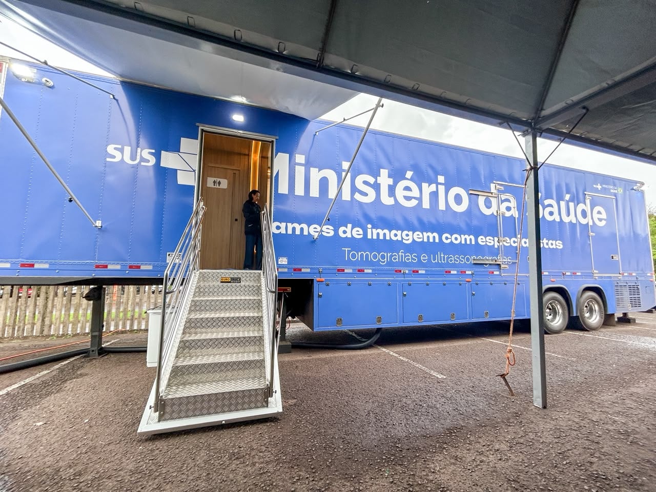Carreta da Saúde chega a Cascavel e amplia oferta de exames de imagem para toda região Oeste