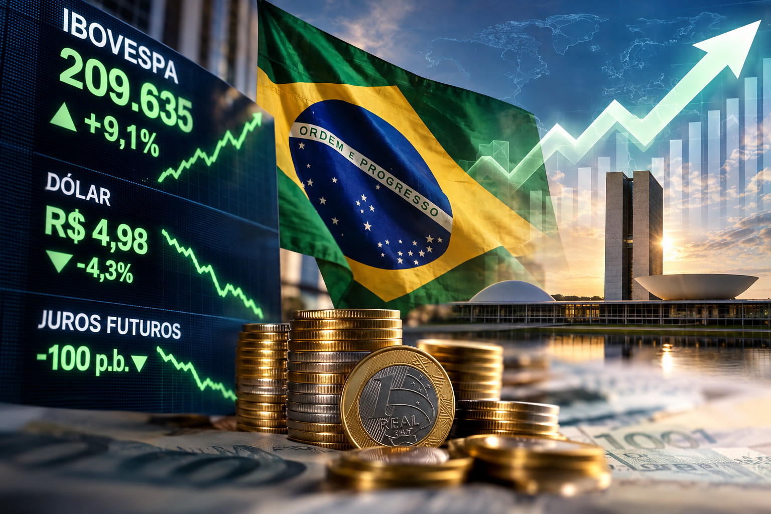 Mercado reage às urnas com euforia e aposta em uma nova rota para a economia brasileira
