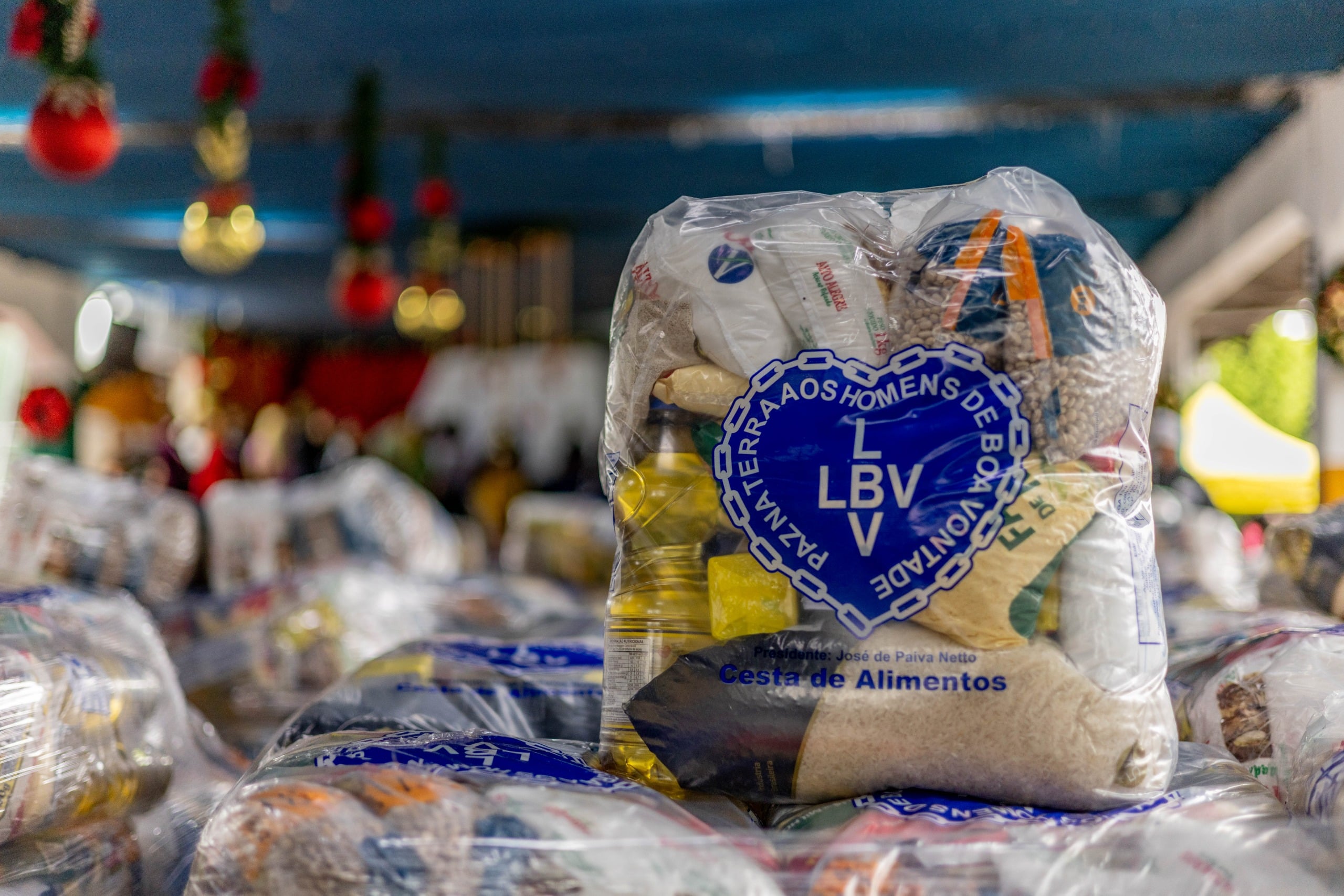 LBV arrecada alimentos em Cascavel para campanha de Natal que atenderá milhares de famílias