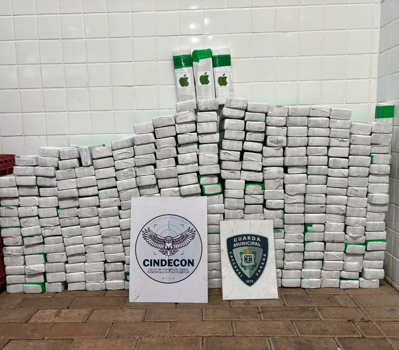 Jovem de 20 anos é preso com mais de 191 quilos de maconha na BR-277, em Cascavel